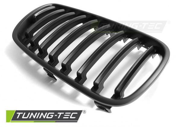 Upgrade Sportgrill Nieren für BMW X3 E83 Facelift 06-10 matt schwarz